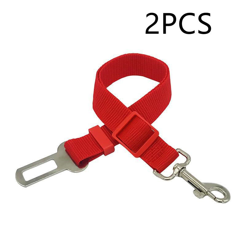 Retractable Dog Leash – Car Safety Seatbelt & Walking Rope