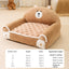 Winter Warm Angora Pet Sofa Bed – Cozy Dog & Cat Nest