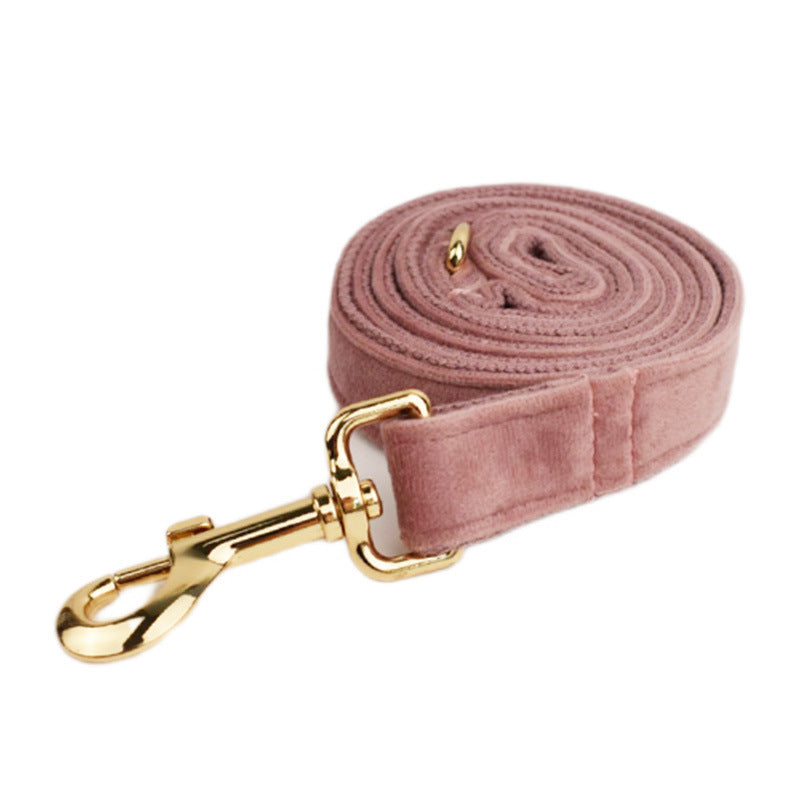 Light Purple Dog Collar & Leash – Durable Pet Rope Set