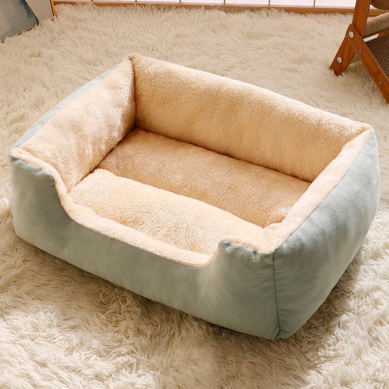 Warm Pet Bed Mat – Cozy Dog & Cat Nest for Winter, Large Cage Cushion
