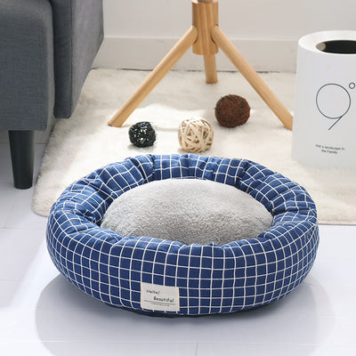 Flax Tart Pet Nest Warm Cat and Dog Bed for Winter Indoor Use