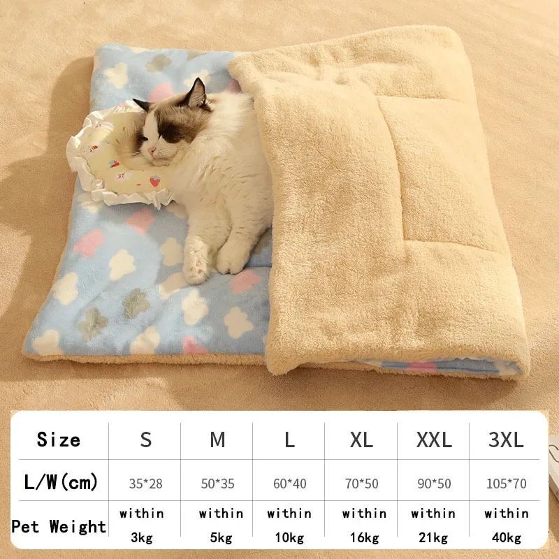 Autumn & Winter Warm Dog Blanket – Small Dog Bed Mat