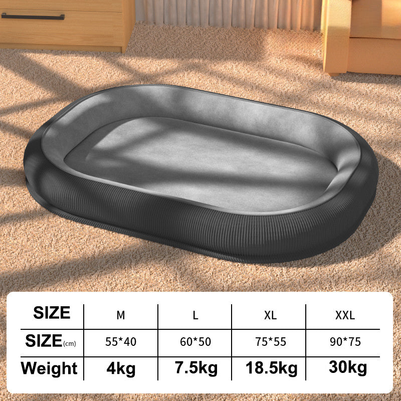 All-Season Dog Kennel Bed – Washable Winter House for Dogs & Cats