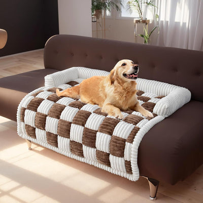 Plush Thickened Pet Bed – Warm Washable Winter Nest