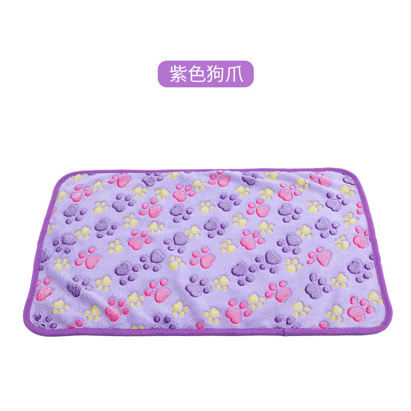 Flannel Pet Blanket – Warm Autumn & Winter Dog & Cat Floor Mat