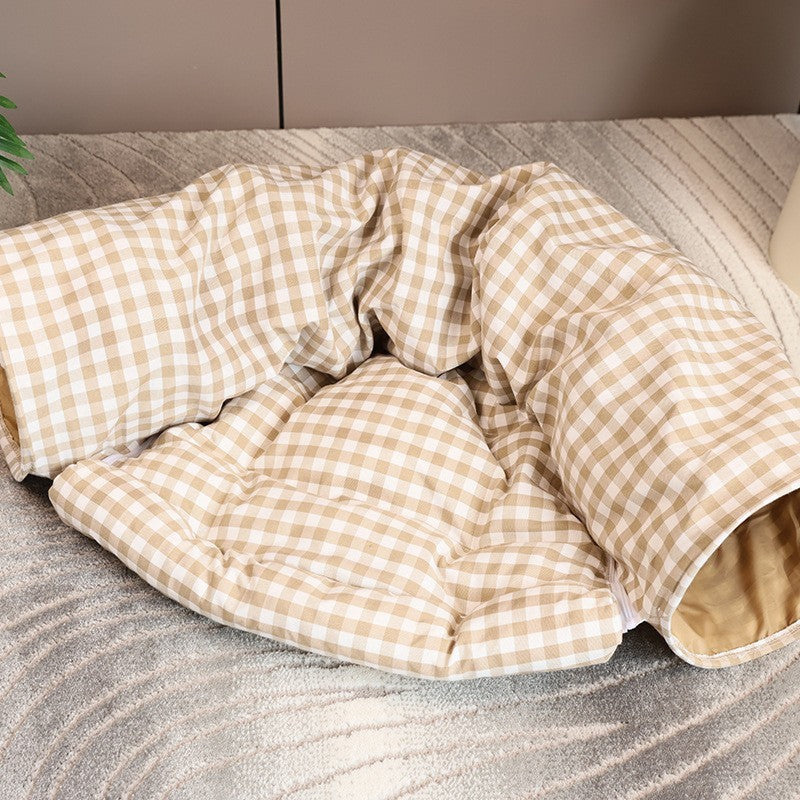 Warm Cat Bed with Toy – Cozy Security Nest for Cats & Kittens
