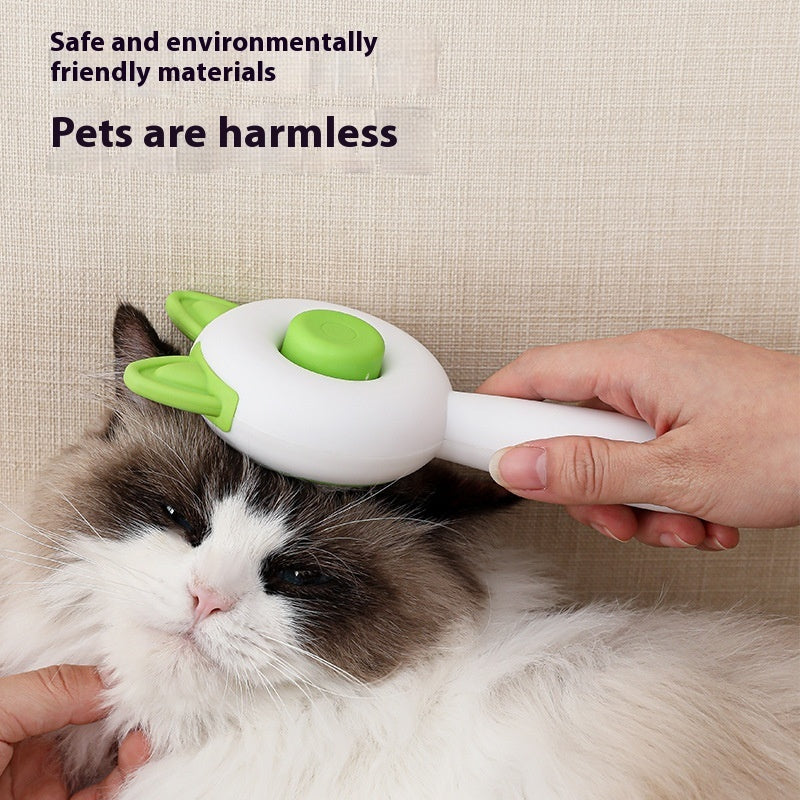 Self-Cleaning Pet Hair Remover Brush – Grooming Comb