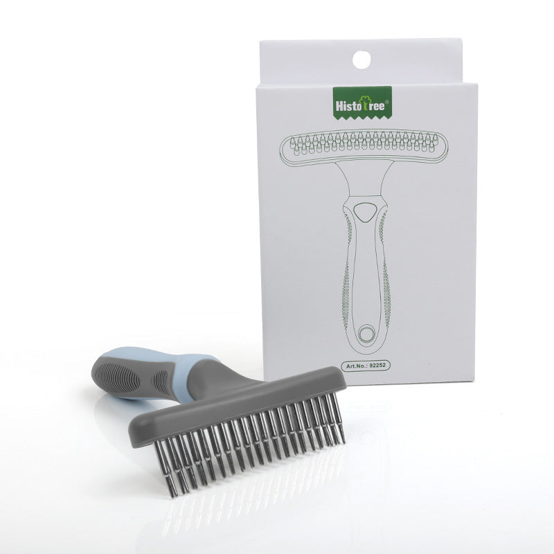 Double Row Pet Comb – Grooming & Cleaning Brush