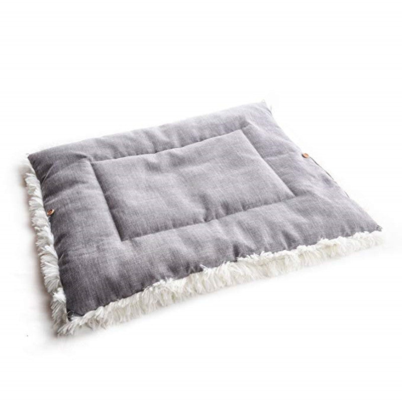 Folding Plush Pet Mat – Dual-Purpose Convertible Bed for Cats & Dogs