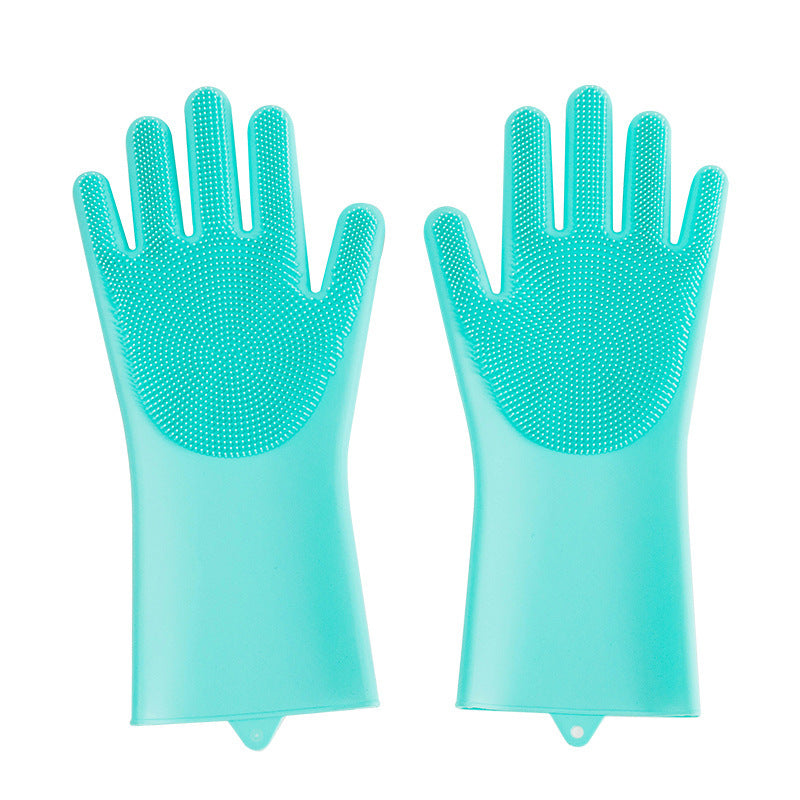Silicone Pet Grooming Glove – Dog & Cat Bath Brush and Hair Remover