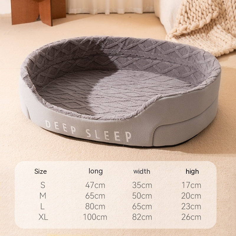 Warm Thick Sponge Cat Nest Small Removable and Washable Indoor Pet Bed