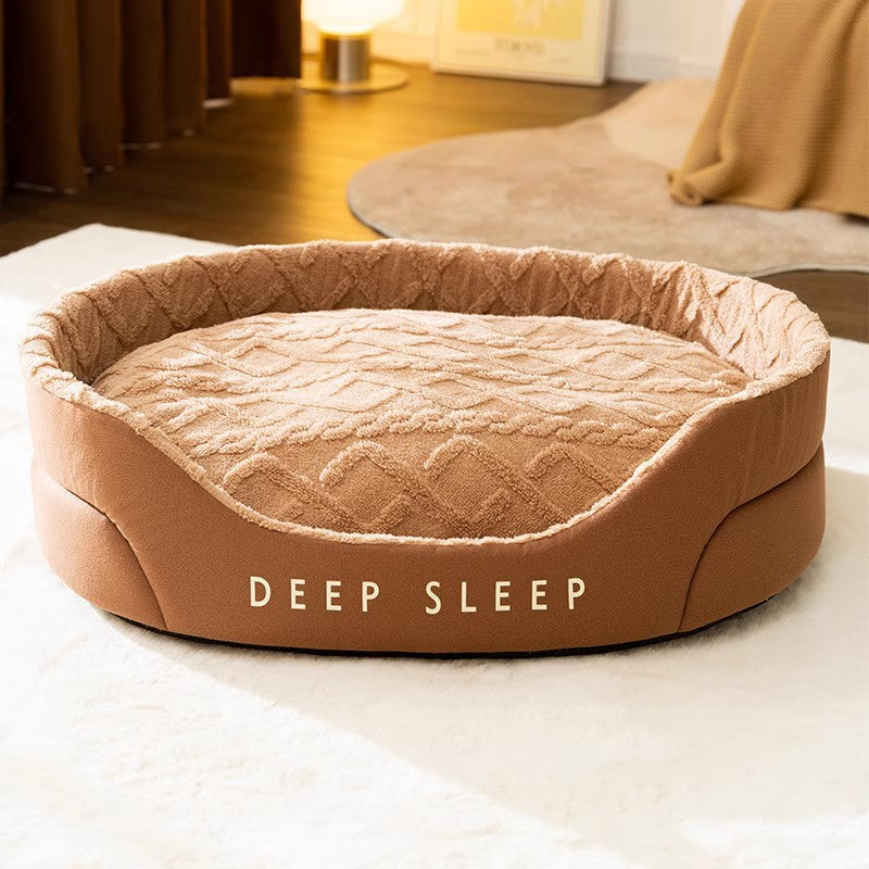 Warm Thick Sponge Cat Nest Small Removable and Washable Indoor Pet Bed