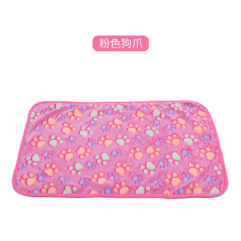 Flannel Pet Blanket – Warm Autumn & Winter Dog & Cat Floor Mat