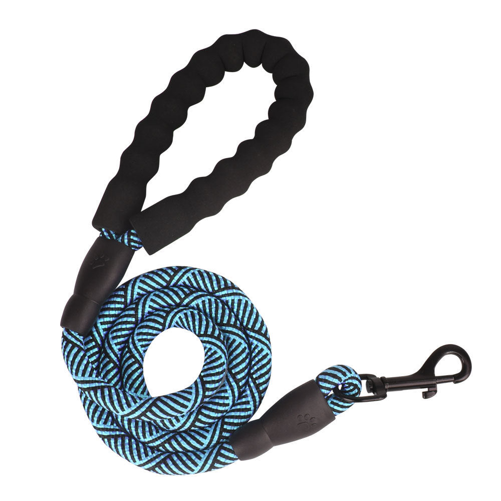 Durable Nylon Dog Leash – Pull-Resistant Round Rope for Walking