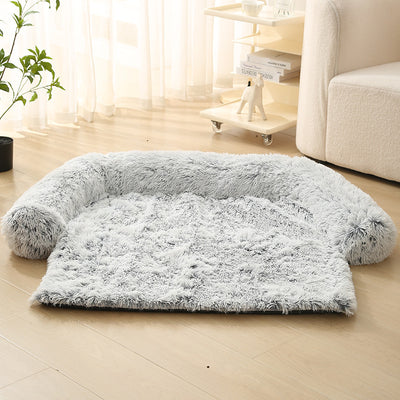 Plush Winter Dog Sofa Cushion