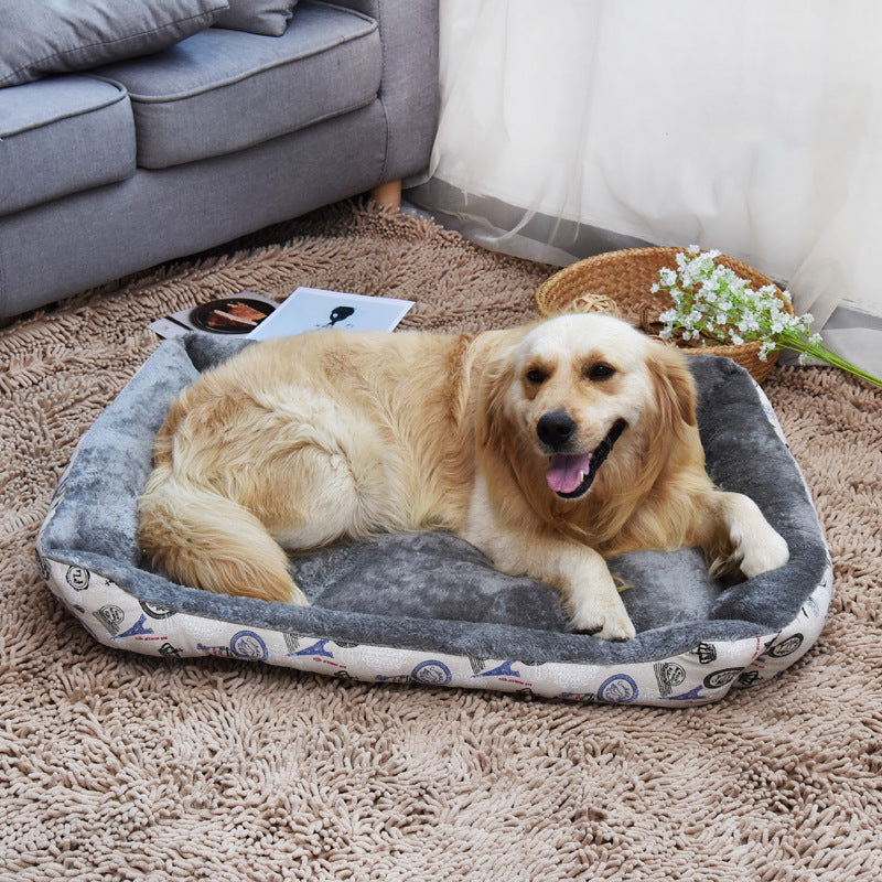 Luxury Pet Bed for Dogs & Cats – Soft Washable Doghouse Nest