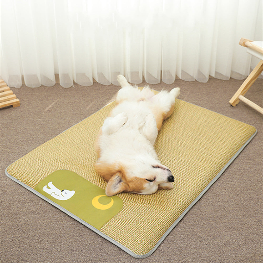 Summer Cooling Dog Mat – Breathable Universal Pet Sleeping Pad