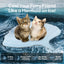 Summer Cooling Pet Mat – Cat & Dog Ice Pad with Ginkgo Leaf Design