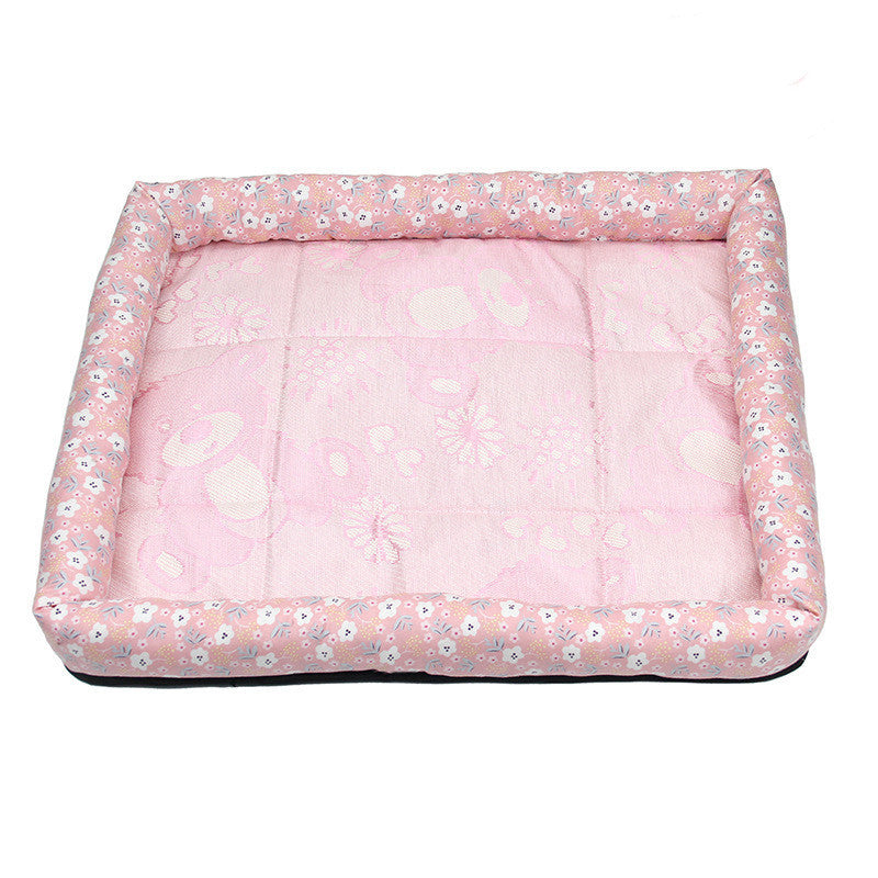 Summer Cooling Pet Ice Mat – Breathable Ice Silk