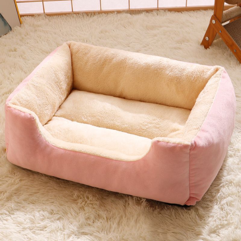 Warm Pet Bed Mat – Cozy Dog & Cat Nest for Winter, Large Cage Cushion