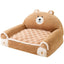 Winter Warm Angora Pet Sofa Bed – Cozy Dog & Cat Nest