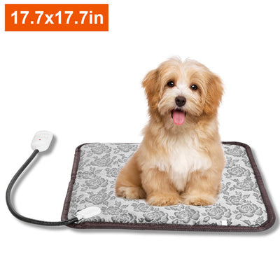 Waterproof Pet Heating Pad – Adjustable Warm Blanket with Anti-Bite Cord