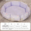 Octagon Pet Bed – Cozy Fleece-Lined Nest