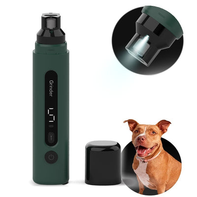 Electric Dog Nail Grinder – Rechargeable 5-Speed Pet Nail Trimmer