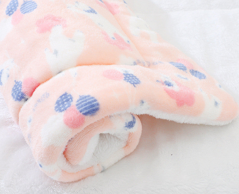 Padded Warm Pet Mat – Soft Winter Dog Sleeping Cushion