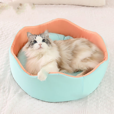 Ice Silk Pet Bed – Breathable Cooling Nest for Dogs & Cats