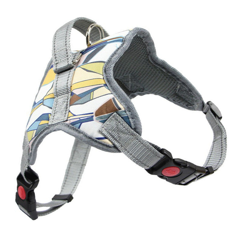 Reflective Dog Harness & Leash Set – Adjustable Pet Walking Gear