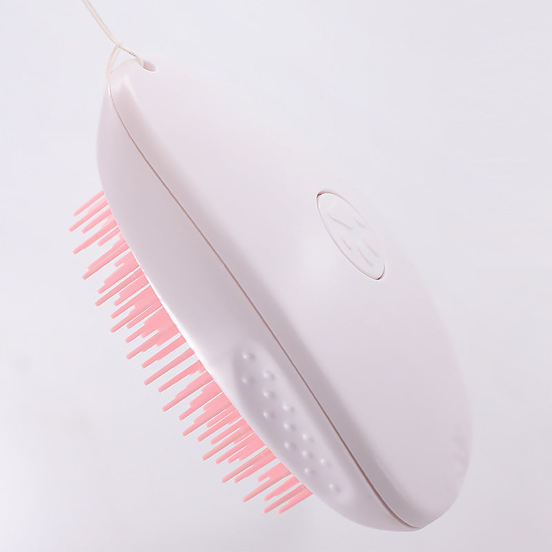 White Pet Grooming Brush – Cat & Dog Hair Remover Comb