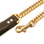 Stainless Steel Cuban Chain Dog Collar – Heavy Duty Training Leash