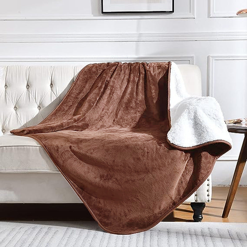 Waterproof Pet Blanket – Thick Flannel Sherpa Mat