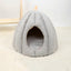 Enclosed Winter Pet Bed – Warm Cozy Nest for Cats & Dogs