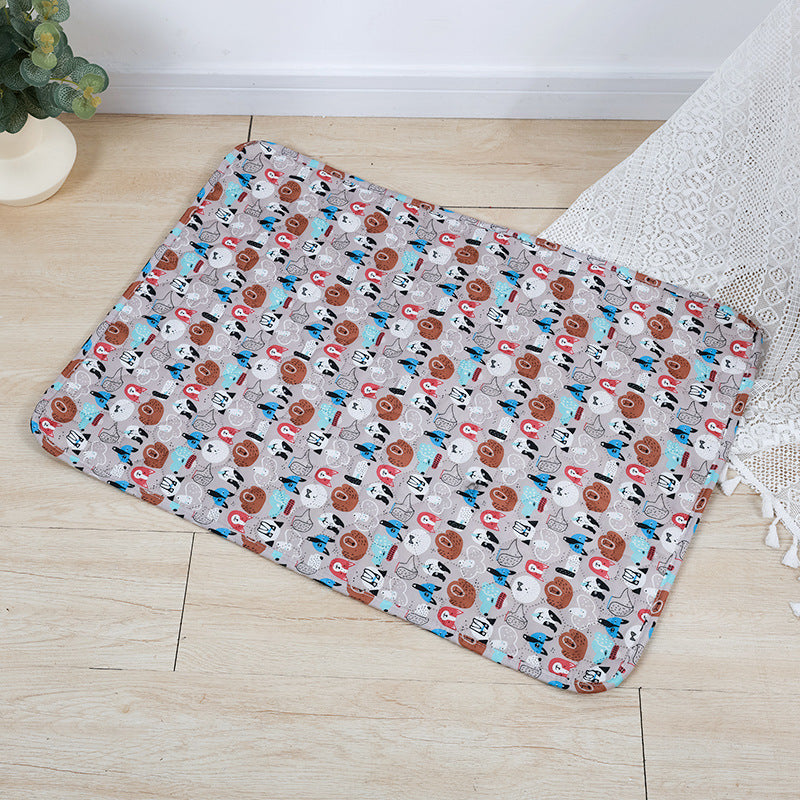 Reusable Washable Dog Pee Pad Waterproof Non Slip Training Mat