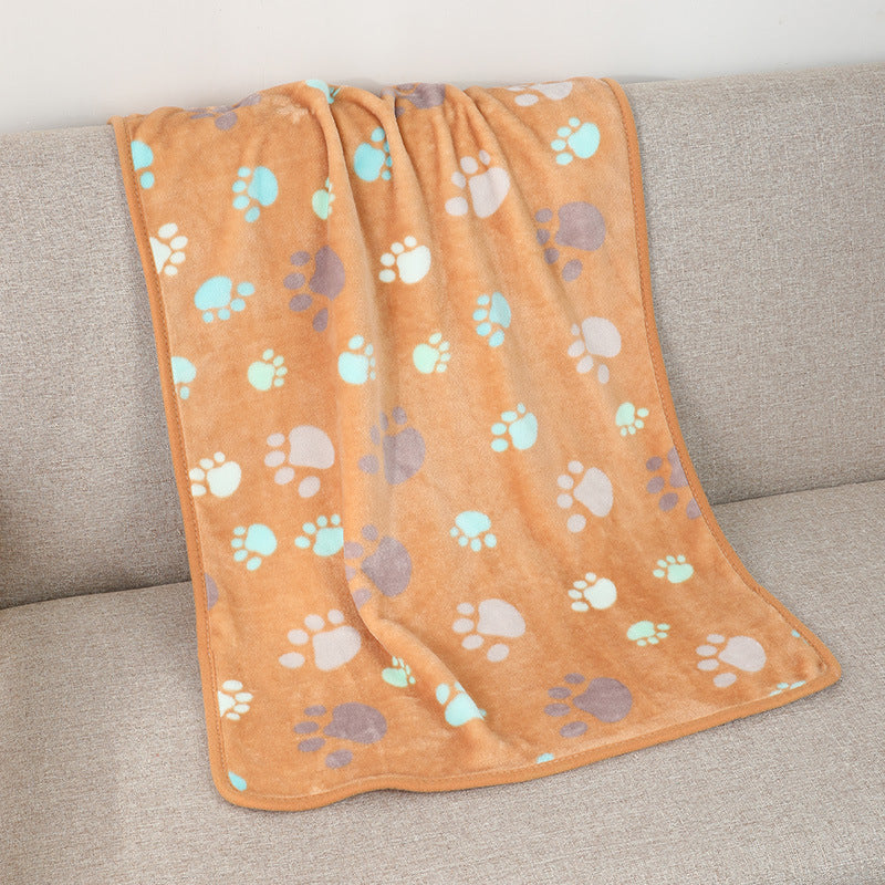 Flannel Pet Blanket – Warm Autumn & Winter Dog & Cat Floor Mat