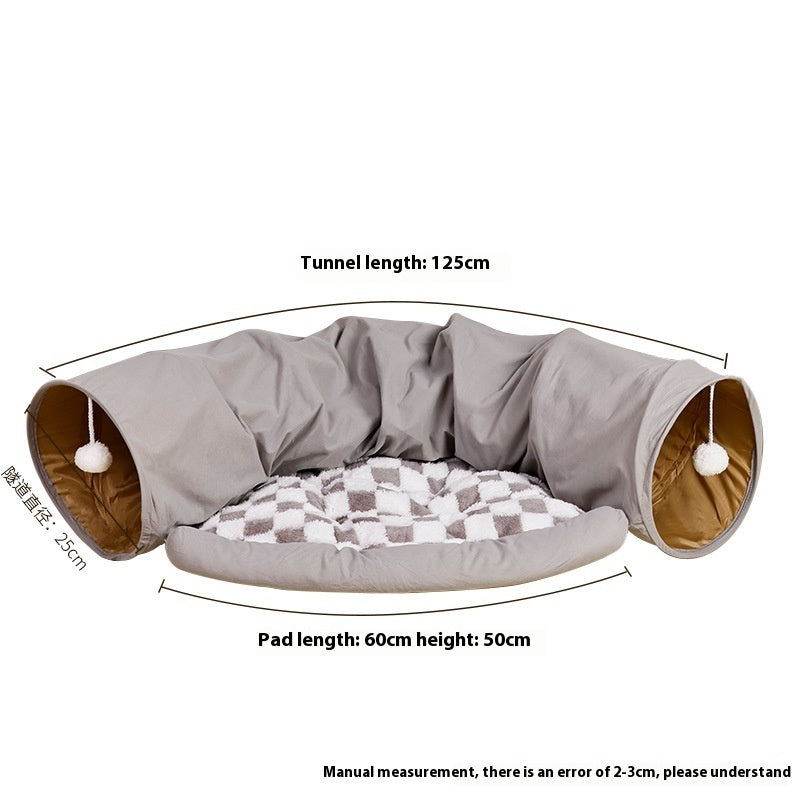 Warm Cat Bed with Toy – Cozy Security Nest for Cats & Kittens