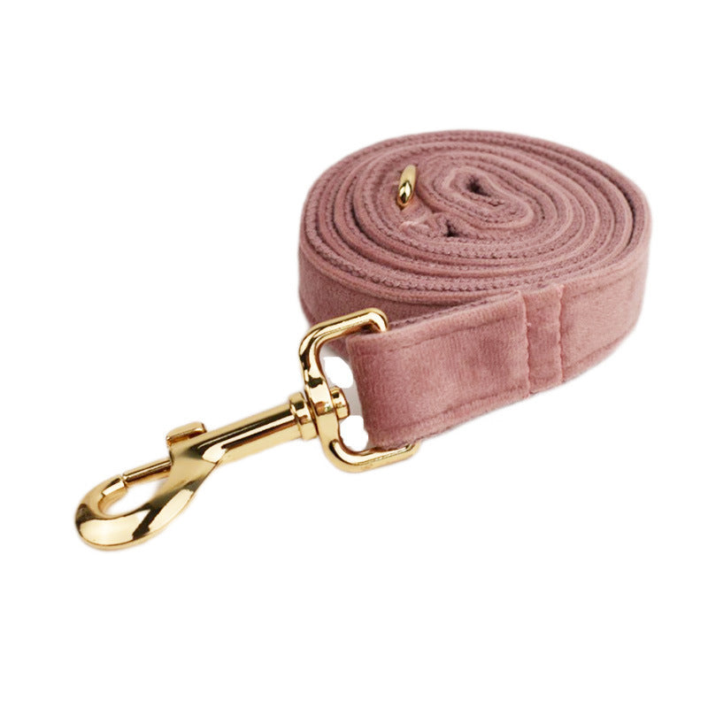 Light Purple Dog Collar & Leash – Durable Pet Rope Set