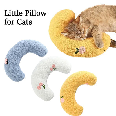 Soft U-Shaped Pet Pillow – Washable Neck & Headrest Cushion