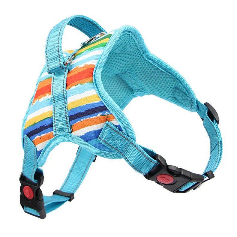 Reflective Dog Harness & Leash Set – Adjustable Pet Walking Gear