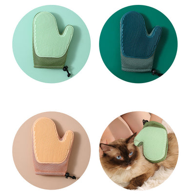 2-in-1 Pet Hair Removal Gloves – Grooming & Deshedding for Cats & Dogs