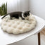 Plush Round Pet Bed – Warm Autumn & Winter Sleeping Pad