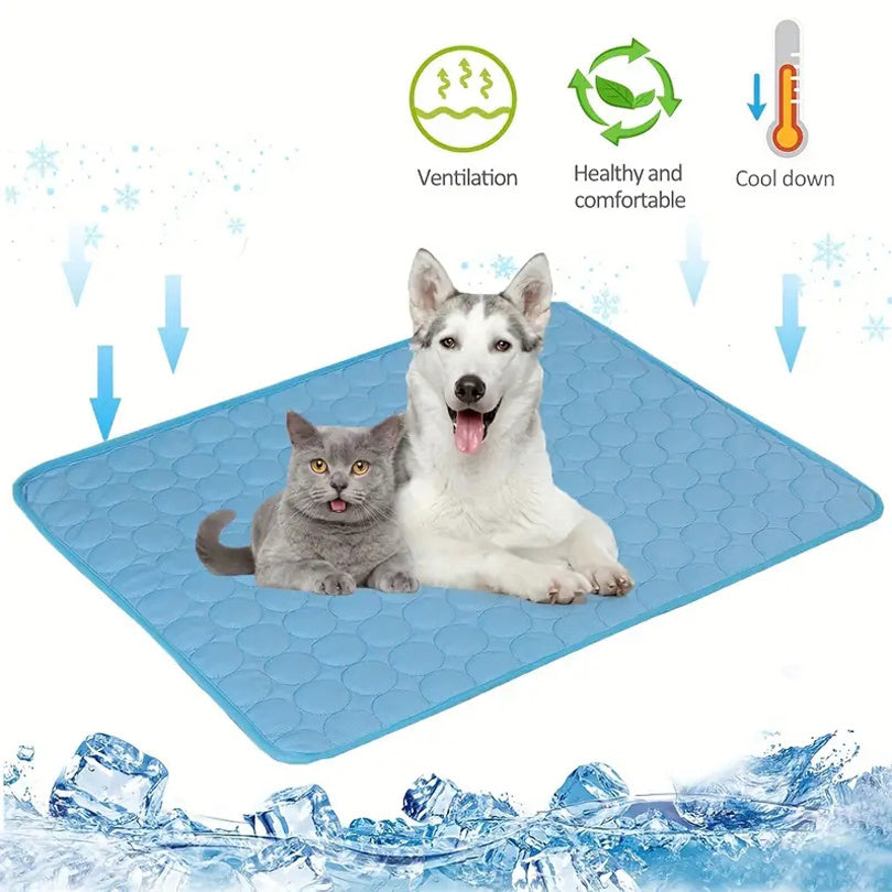 Washable Dog Cooling Mat – Summer Ice Pad