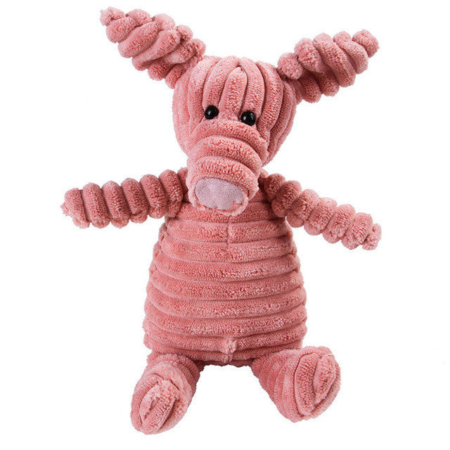 Plush Squeaky Dog Toy – Molar Chew & Training Aid for Pets