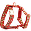 Christmas Pet Collar & Leash Set – Plaid Bowknot Design