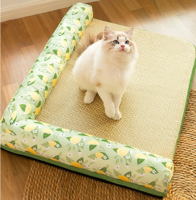 Non-Stick Cooling Pet Bed – Ice Pad for Cats & Dogs