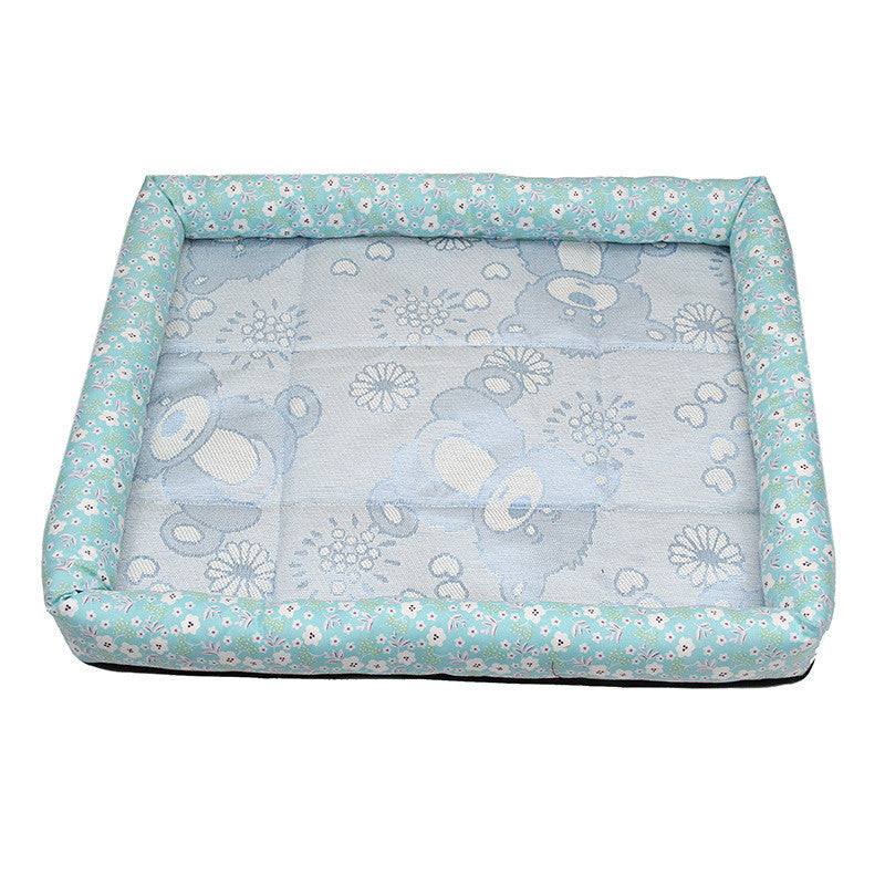 Summer Cooling Pet Ice Mat – Breathable Ice Silk