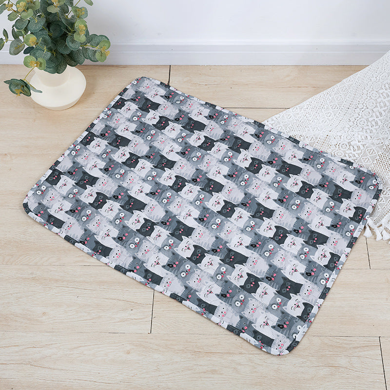 Reusable Washable Dog Pee Pad Waterproof Non Slip Training Mat