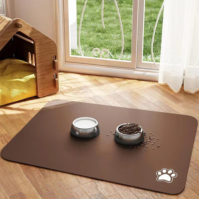 Pet Diatomaceous Earth Feeding Mat Waterproof Quick Dry Placemat